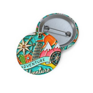 Pin Buttons - Adventure Awaits Pin