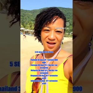 5 SE ASIA Tourist Visas #travel #vlog #shorts #visa #seasia