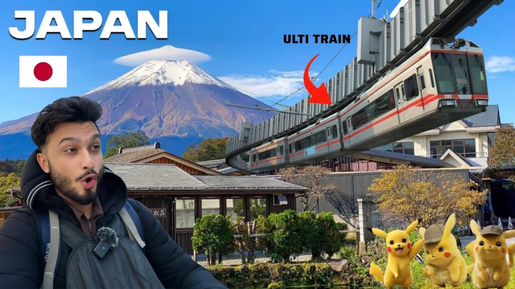 Inside JAPAN: Hanging Train, Pokémon Hub & Beautiful Village 🇯🇵😍