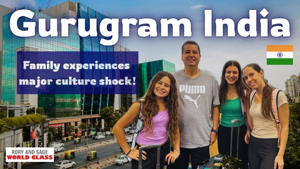 Extreme Culture Shock in India!| Gurugram Travel Vlog| Rory and Sage World Class Ep.118