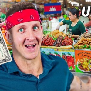 Cambodia’s Street Food Dollar Menu!! Cheapest in Asia!!