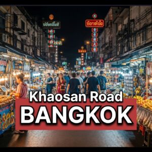 Bangkok’s Crazy Party Street: Did We Eat Bugs?  🇹🇭 Thailand