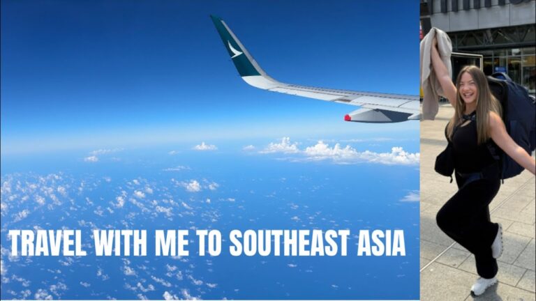 My SE Asia Backpacking Journey Begins | Travel Vlog | Celeste Mae