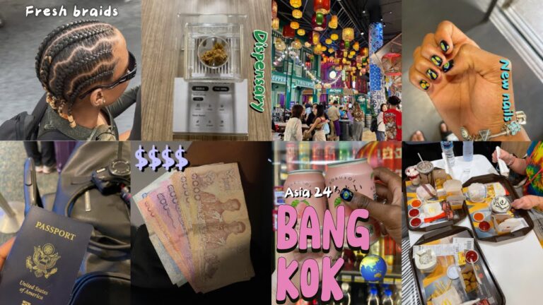 SOLO Traveling Asia | 🇹🇭 Thai smoothies, market, dispensary, nail art, wine hunt, & more!